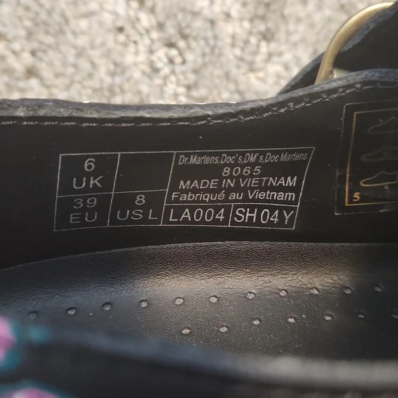 Floral Dr Martens Mary Janes - Picture 6 of 6